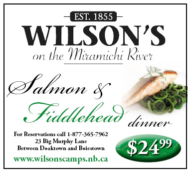 Salmon and Fiddlehead Dinner Salmon and Fiddlehead Dinner
